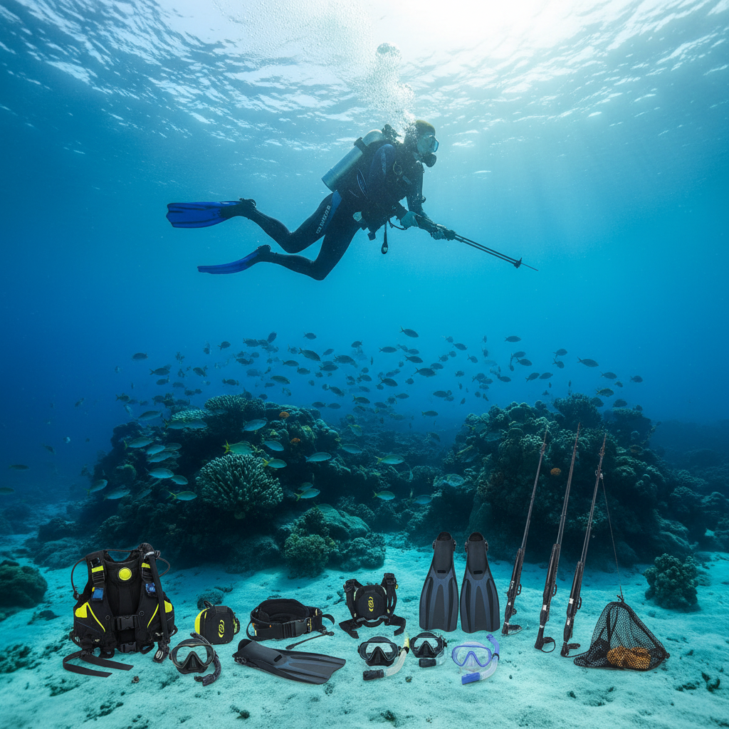 Diving and spearfishing